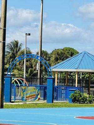 New splash pad.