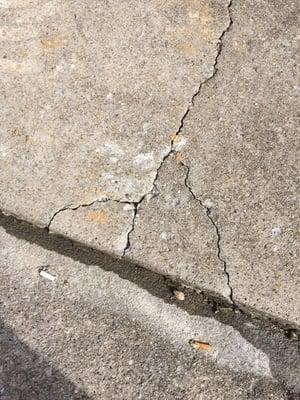 Cracked my driveway while working on neighboring project and have yet to fix it. Claimed it was already like that.