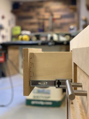 Dovetail Drawers and Slow Close Drawer Slides