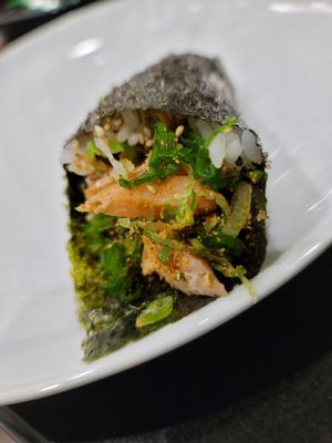 Salmon Skin Hand Roll