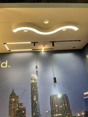 Curved led