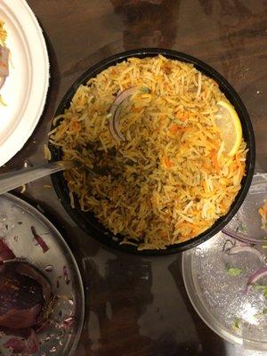 Lamb biryani