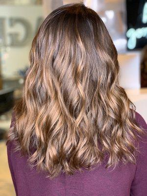 Balayage, cut and styled!