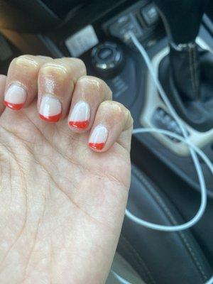 SNS manicure