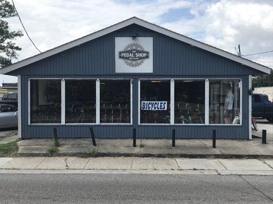 The Front of The Pedal Shop as It Faces Belle Chasse Highway