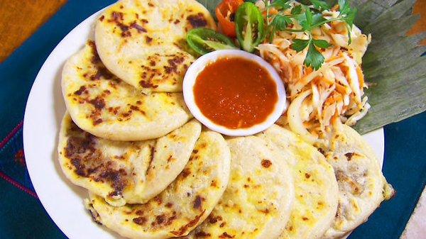 Our Salvadorian pupusas