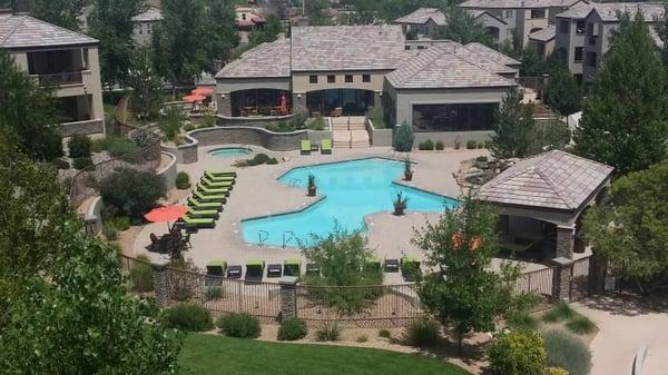 Our Beautiful Lagoon Swimming Pool and Cabana