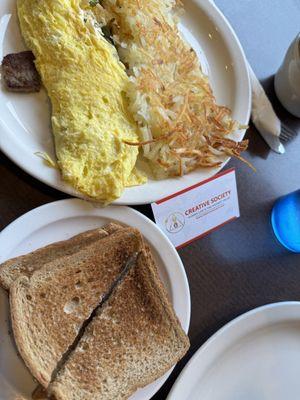 Greek Omelette Breakfast