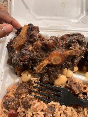 Oxtails had little to no meat with no gravy . I was told I had to ask for "extra gravy" yet there was none to start with