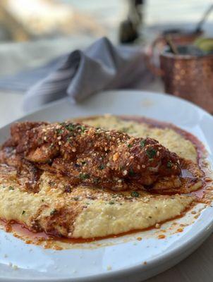 Elevated Shrimp and Grits ! Delicious