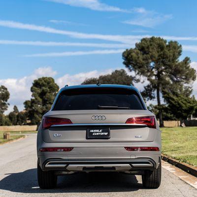 Audi Q5 full vinyl wrap in matte nardo grey