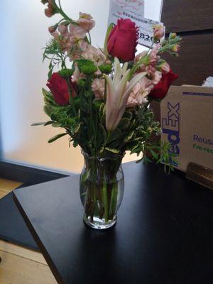 Flowers received