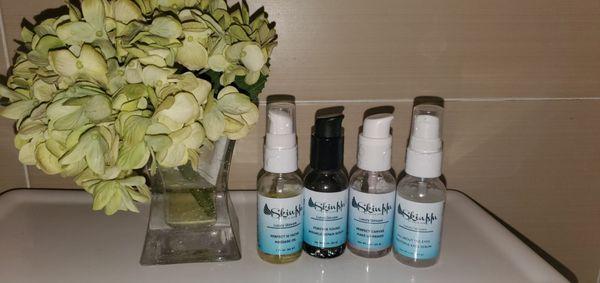 My starter products from Skin is in by Talia skin care. Can't wait to try the rest.