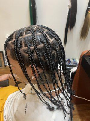 Individual mens braids