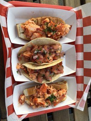 CT lobster rolls and shrimp tacos