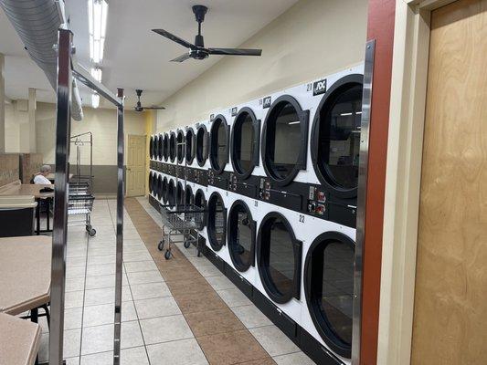 Some of the dryers, all extra large