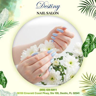 "Get ready to be dazzled by the most beautiful nails in town!  Our Spring collection is here to elevate your style and brighten your day.