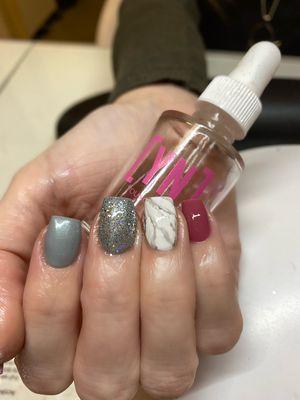 Marble nails