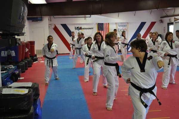 PST Black Belts Doing Form