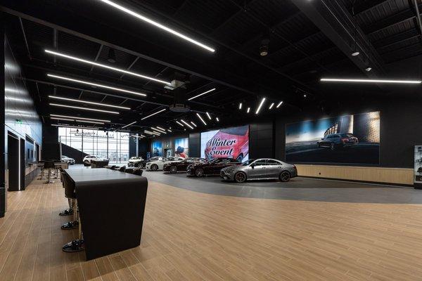 Mercedes-Benz show floor interior