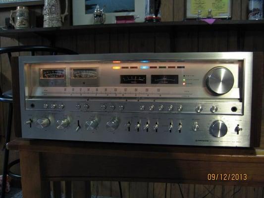 This is my Pioneer SX-1980 that Vince did a good job on!!