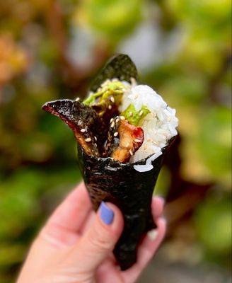 Unagi & Avocado Hand Roll | $8