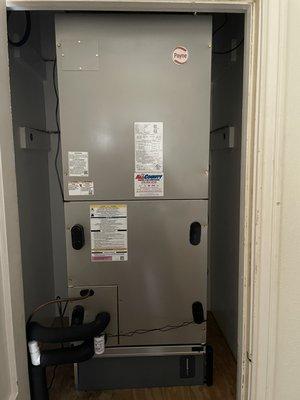 New Air Handler Complete install