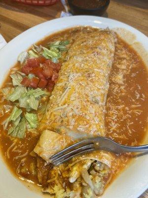 Chili relleno burrito