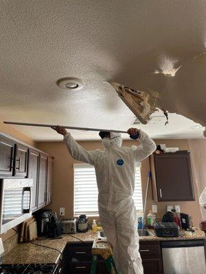 Water damage restoration