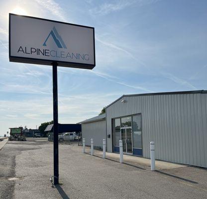 The new Alpine Cleaning Company Headquarters