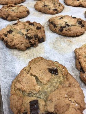 Sea Salt Choco-Chunk Cookies.