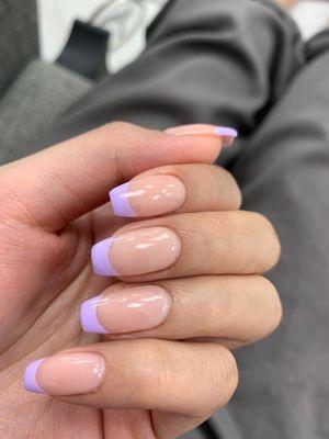 Pastel purple French