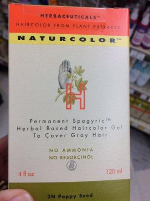 Natural hair care products are here too!