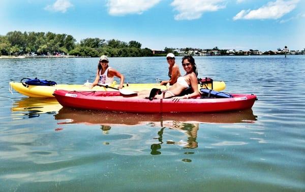 First time kayaking in Sarasota bay