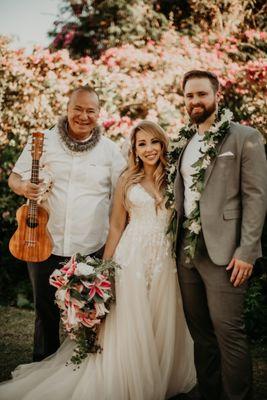 A sweet soul and an expert... Charles was the perfect officiant for our wedding.