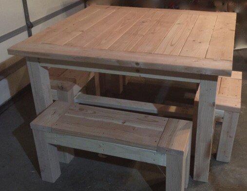 Table with benches