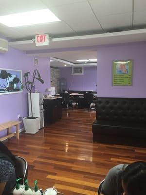 Very spacious salon