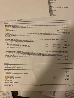 Silverlake diagnostic bill charging for disposal of fluids and supplies