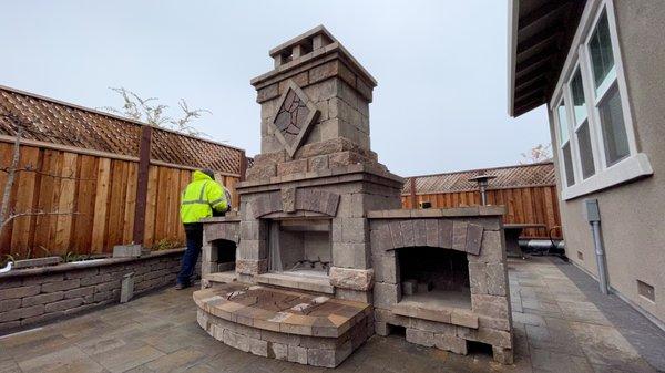 Outdoor Fireplace