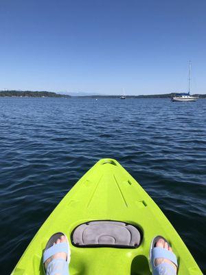 View from rented kayak.