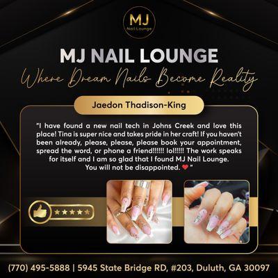 MJ Nail Lounge - where dream nails become reality