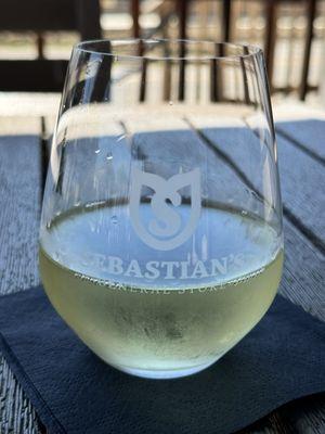 Hearst's Chardonnay - I prefer Sauvignon Blank but this was surprisingly not overtly woody/buttery.