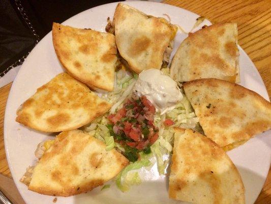 Bacon Ranch Chicken Quesadillas