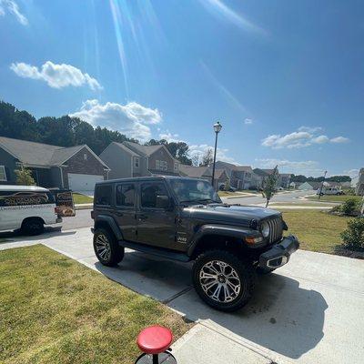 Keep Wrangler part of our Weekly Maintenance Wash Package.