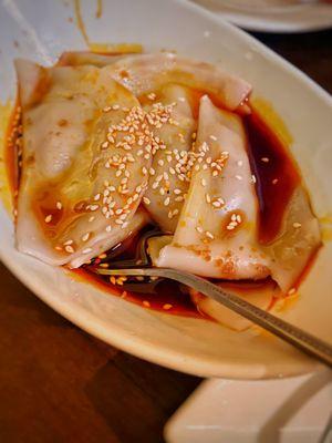 Dumplings in Chili Oil