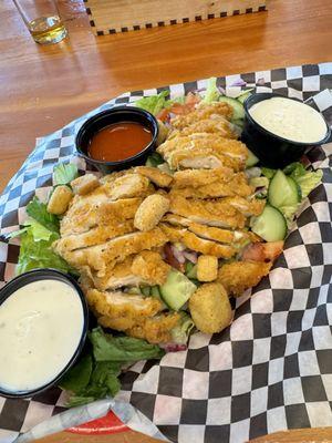 Crispy chicken salad