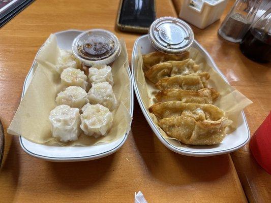 Shumai and Yaki Mandu