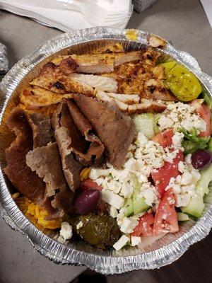 Gyro & Chicken Mix Platter