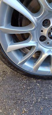 Only one of 4 damaged rims...Same damage on all