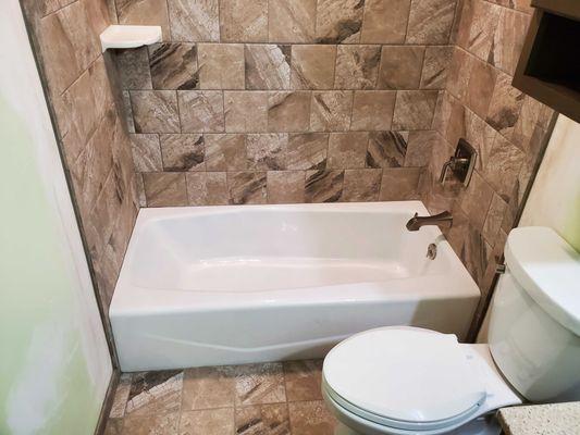 Complete bathroom remodel